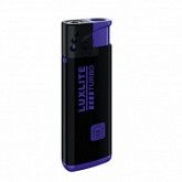 Зажигалка пьезо многоразовая Led Black SP XHD90 purple