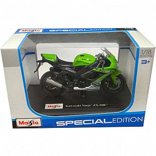 Масштабная модель мотоцикла Maisto 1:18 Kawasaki Ninja ZX-10R 39300 (20-10004)