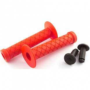 Ручки руля Clark`s С100 145 мм BMX Торцевая защита 3-401 Red