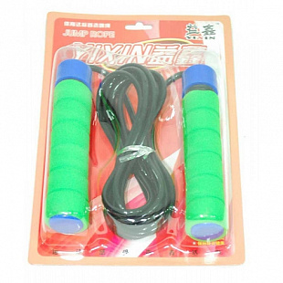 Скакалка Zez Sport V0685 Green/Blue/Black