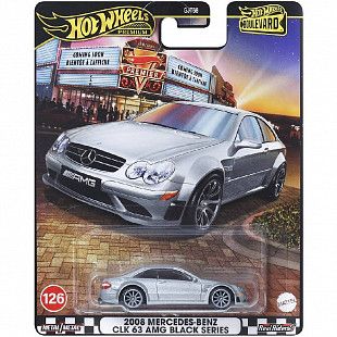 Машинка Hot Wheels Premium 2008 Mercedes-Benz CLK 63 AMG Black Series (GJT68 JBL07)