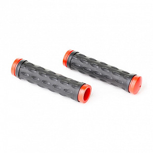 Грипсы HY-500-3 L-128 black/red