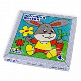 Набор для творчества Десятое Королевство Песочная фреска "Веселый зайка" 02601