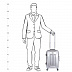 Чемодан малый Polar Р1123 20" 3-ой light grey