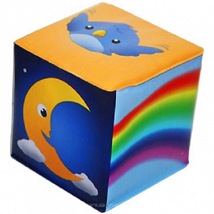 Мягкая игрушка Canpol babies Кубик клеенчатый с погремушкой 2/706 Nature