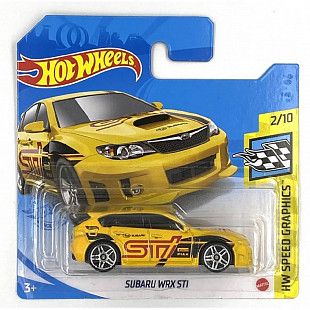 Машинка Hot Wheels Базовой коллекции Subaru WRX STi 68/250 (5785 GRY42)
