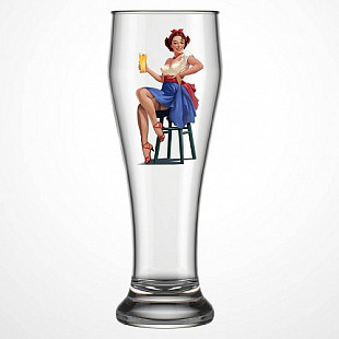 Бокал пивной Декостек Pin-up beer Стул 500 мл 303-Д