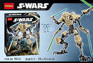 Конструктор Decool Звездные войны Генерал Гривус (186 элем.) (9016)