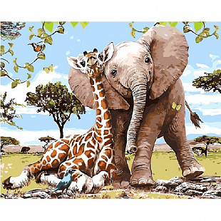 Картина по номерам Picasso Лучшие друзья PC4050438