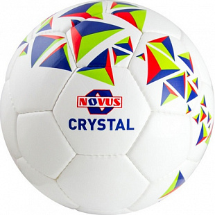 Мяч футбольный Novus Crystal 5р white/blue/red