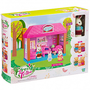 Игровой набор Дом-гостиная Forest Ttibe с фигуркой зверюшки  60234