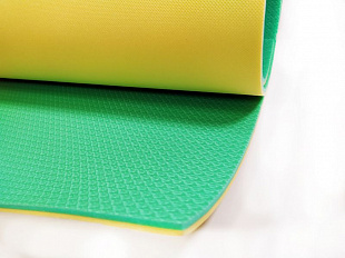 Туристический коврик Isolon Tourist 8 1800x600x8мм green/yellow