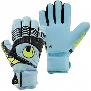 Перчатки вратарские Uhlsport Eliminator AbSolutgrip Blue/Black/Yellow