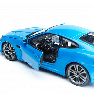 Машинка Bburago 1:24 Jaguar XKR-S (18-21063) blue