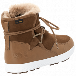 Полуботинки женские Jack Wolfskin Auckland Wt Texapore Boot W desert brown / white