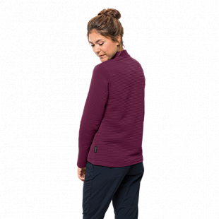 Джемпер женский Jack Wolfskin Modesto Jacket Women wild berry