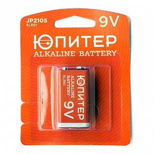 Батарейка Юпитер Alkaline 6LR61 9V JP2105