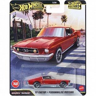 Машинка Hot Wheels Premium '67 Custom / Personnalisé Mustang (GJT68 JHW40)