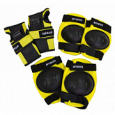 Комплект защиты для роликов Atemi ASGK-03 Neon Yellow