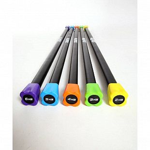 Бодибар Starfit BB-301 неопреновый 5 кг black/violet