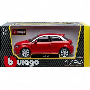 Машинка Bburago 1:24 Audi A1 (18-21058) red