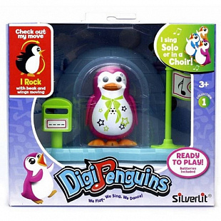 Игрушка Digifriends Пингвин в домике, розовый 88343-3