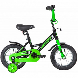 Велосипед Novatrack Strike 12" (2020) 123STRIKE.BKG20 black/green