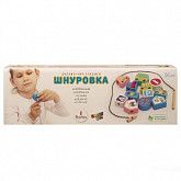 Развивающая игрушка Pinocchio Шнуровка WOOD4