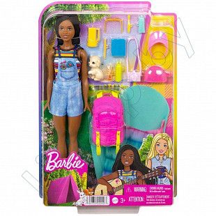 Игровой набор Barbie Малибу Кемпинг (HDF74)