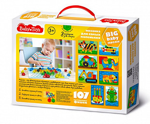 Мозаика для самых маленьких Baby Toys Трактор 02519