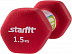 Гантель неопреновая Starfit DB-201 1,5 кг red
