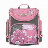 Рюкзак школьный GRIZZLY RAr-080-11 /1 grey/pink