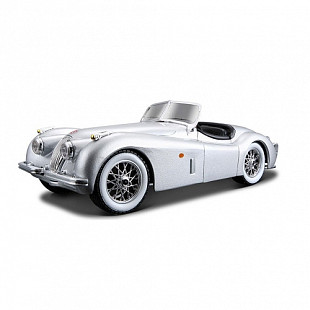 Коллекционная машина Bburago 1:24 Jaguar Xk 120 Roadster 1951 (18-22018) silver