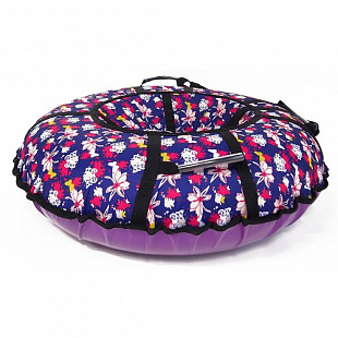 Тюбинг Triumf Active Люкс Pro Flowers 105 см во4665-2 purple
