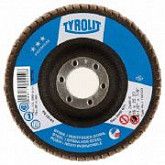 Круг лёпестковый Tyrolit 125x22,23 мм ZA80