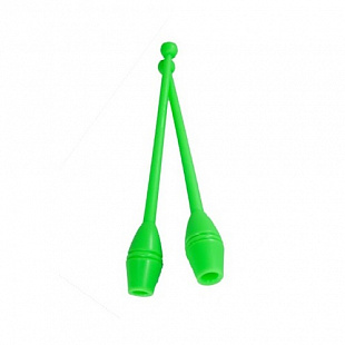 Булавы для художественной гимнастики 35 см green