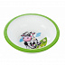 Тарелка Canpol babies Пластиковая 270 мл Коровка 4/416 Green