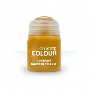 Краска для миниатюр Games Workshop Warhammer Contrast: Nazdreg Yellow 18ML 29-21