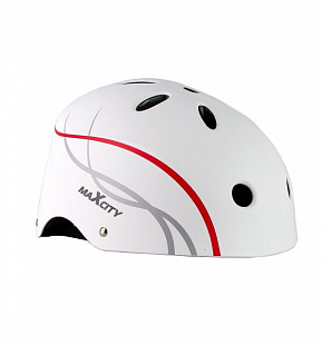 Шлем для роликовых коньков Maxcity Roller Liner White