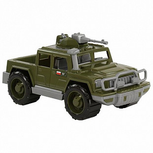 Автомобиль-пикап Полесье Военный Защитник с 1-м пулемётом (PL) 64028