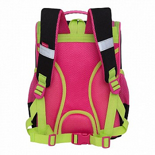 Рюкзак школьный GRIZZLY RAm-084-5 /1 black/pink