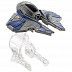 Звездолет Hot Wheels Звездные войны Jedi Starfighter (CGW52)