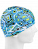 Шапочка для бассейна (плавания) взрослая Mad Wave Micro Life blue