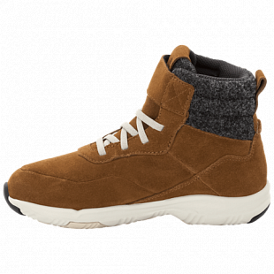 Ботинки детские Jack Wolfskin City Bug Texapore Mid K desert brown / champagne