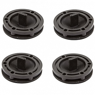 Резиновые датчики для электроплат (магнитный грибок с пластиковым кольцом, комплект 4шт) Х81954