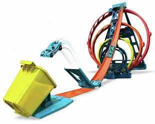 Игровой набор Hot Wheels City Тройная петля (GLC96)