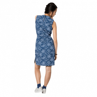 Платье летнее женское Jack Wolfskin Tioga Road Print Dress ocean wave all over