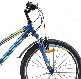 Велосипед Stels Navigator 410 V V010 24" (2019) Blue/Yellow