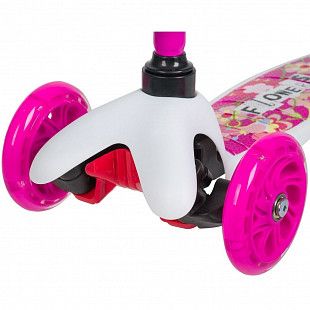 Самокат-кикборд Novatrack Disco-kids Print 120H.DISCOKIDS.SWPN20 pink/white Самокат-кикборд Novatrack Disco-kids Print 120H.DISCOKIDS.SWPN20 pink/white