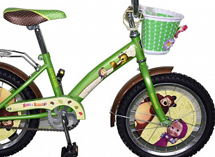 Велосипед Navigator Маша и Медведь 16" ВН16115 (2018) Green